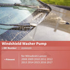 Windshield Washer Pump No.8260A109 for Mitsubishi Lancer (2008–2017)