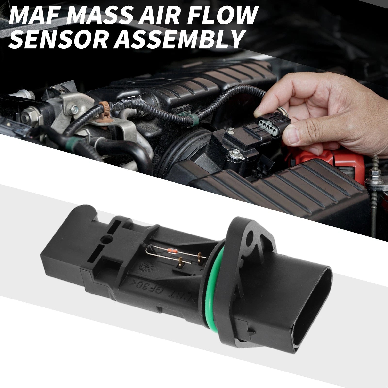 MAF Mass Air Flow Sensor for BMW 745i E65 (2002–2003) No.13627501554