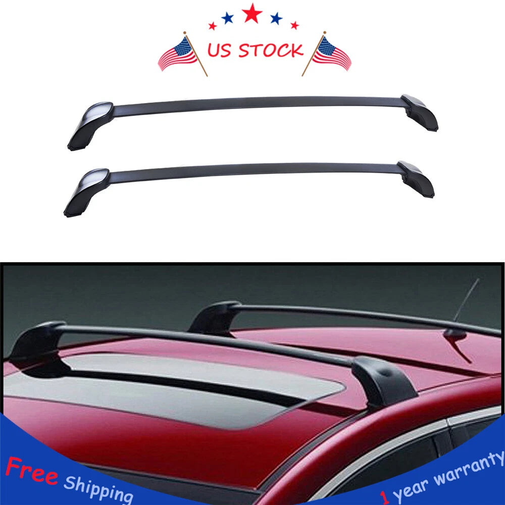 Set of 2 Roof Rail Cross Bar Cargo Carrier for Mazda CX-7 (2007–2012)