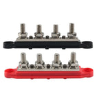 4 x Busbar Terminal Power Distribution Block with Cover for RV Yacht