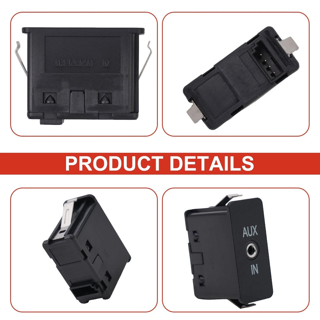 AUX In Socket for BMW Series X Models (2000–2023)