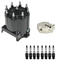 Distributor Rotor Cap & Spark Plugs Kit for GMC G30, Chevy G3500 (5.7L V8)