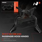 2X Front Hood Hinges for Jeep Cherokee KL (2014-2018)