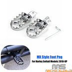 Motorcycle MX Foot Pegs for Harley FLDE FLFB FLHC FLSB FLSL FXBB FXLRS (2023)