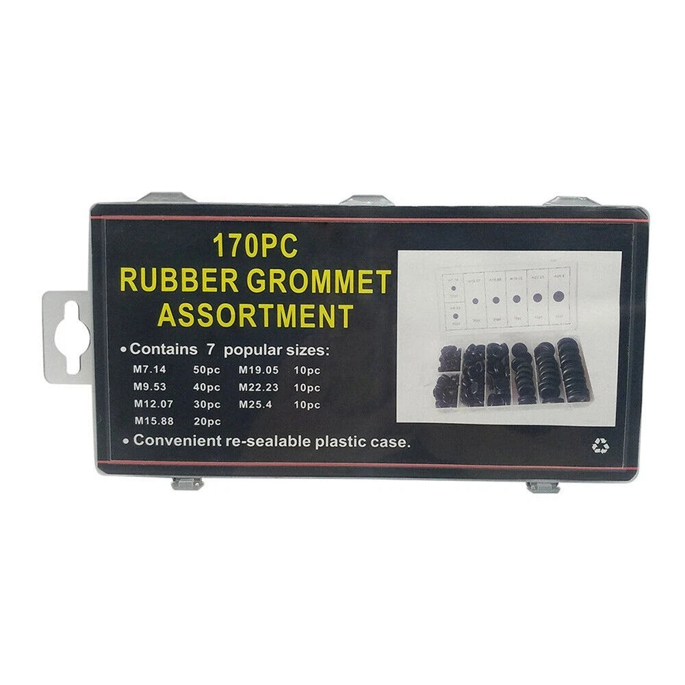 125 Pcs Rubber Grommet Coil Seal for Universal Applications