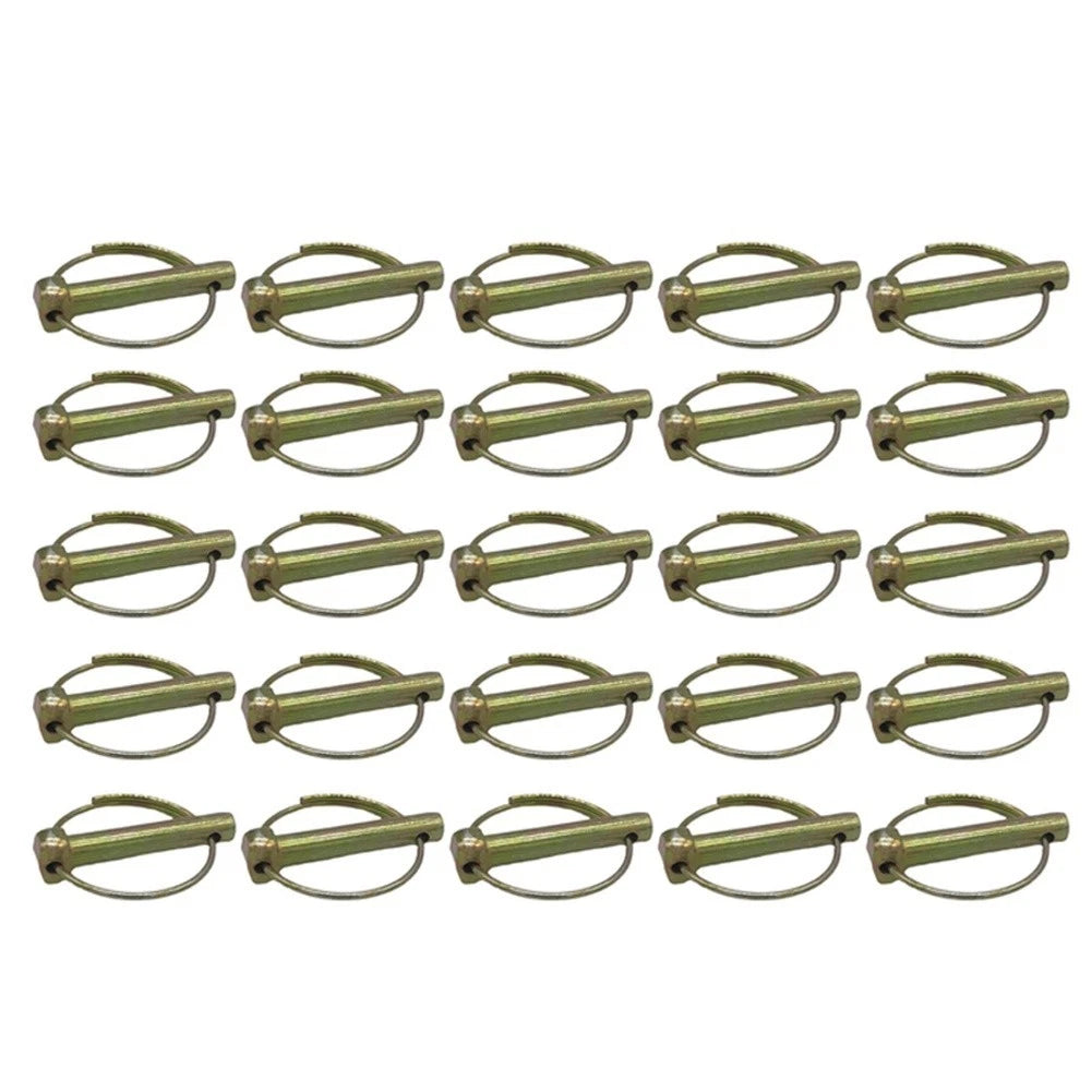 25 Pack Spring Pins for Trailer Hitch (39mm x 9.5mm) Stainless Steel