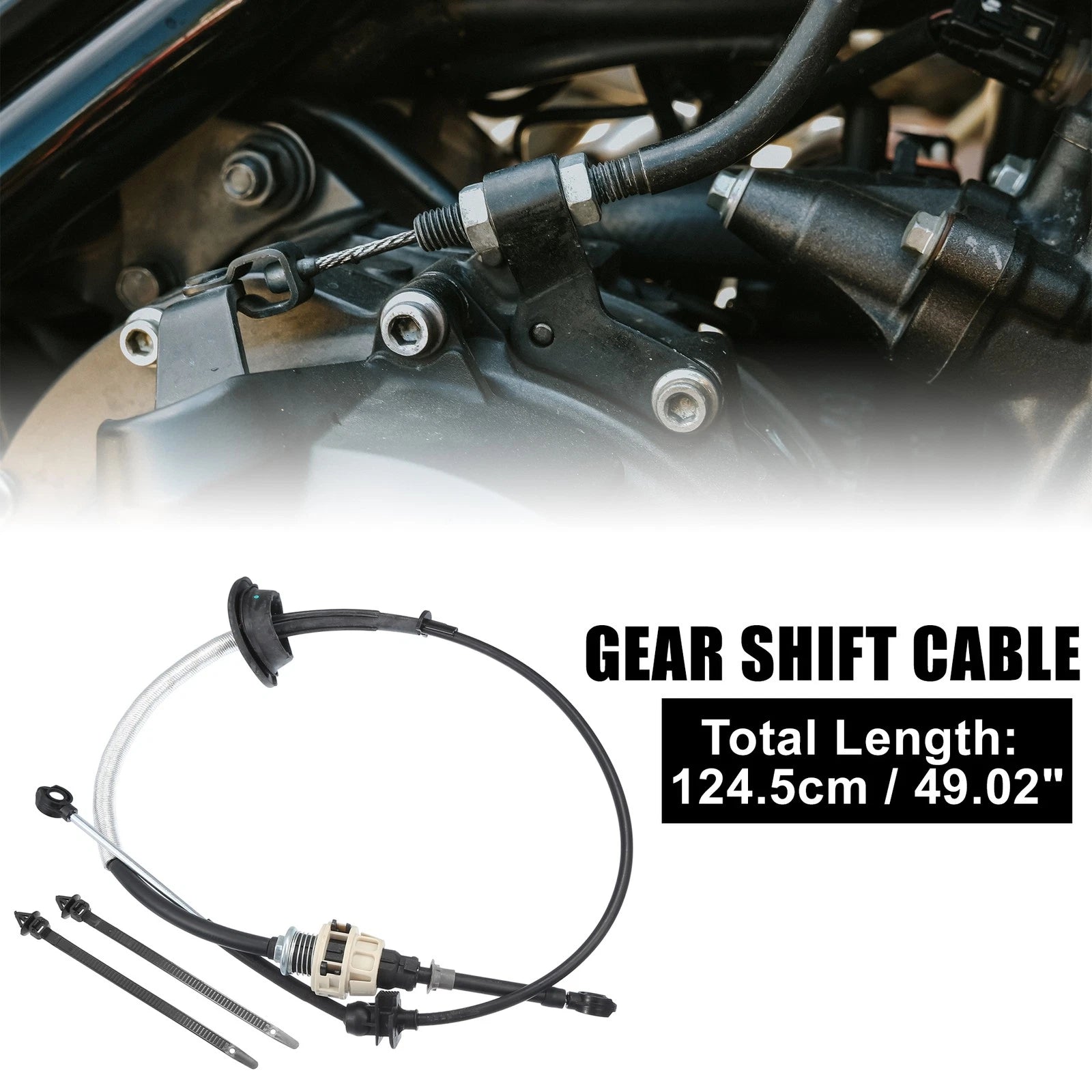 Shift Cable for Ford F-150 (2004) - 1pcs Black Transmission Control