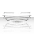 3pc Mesh Grille Overlay for 2018-2021 Chevy Equinox - Chrome - ARFG158