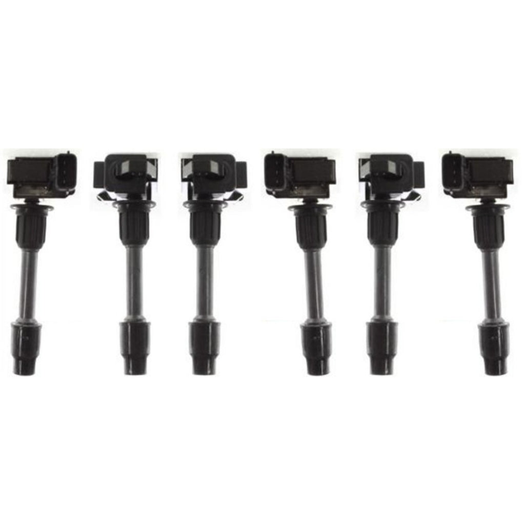 Set of 6 Ignition Coils for Nissan Pathfinder, INFINITI QX4
