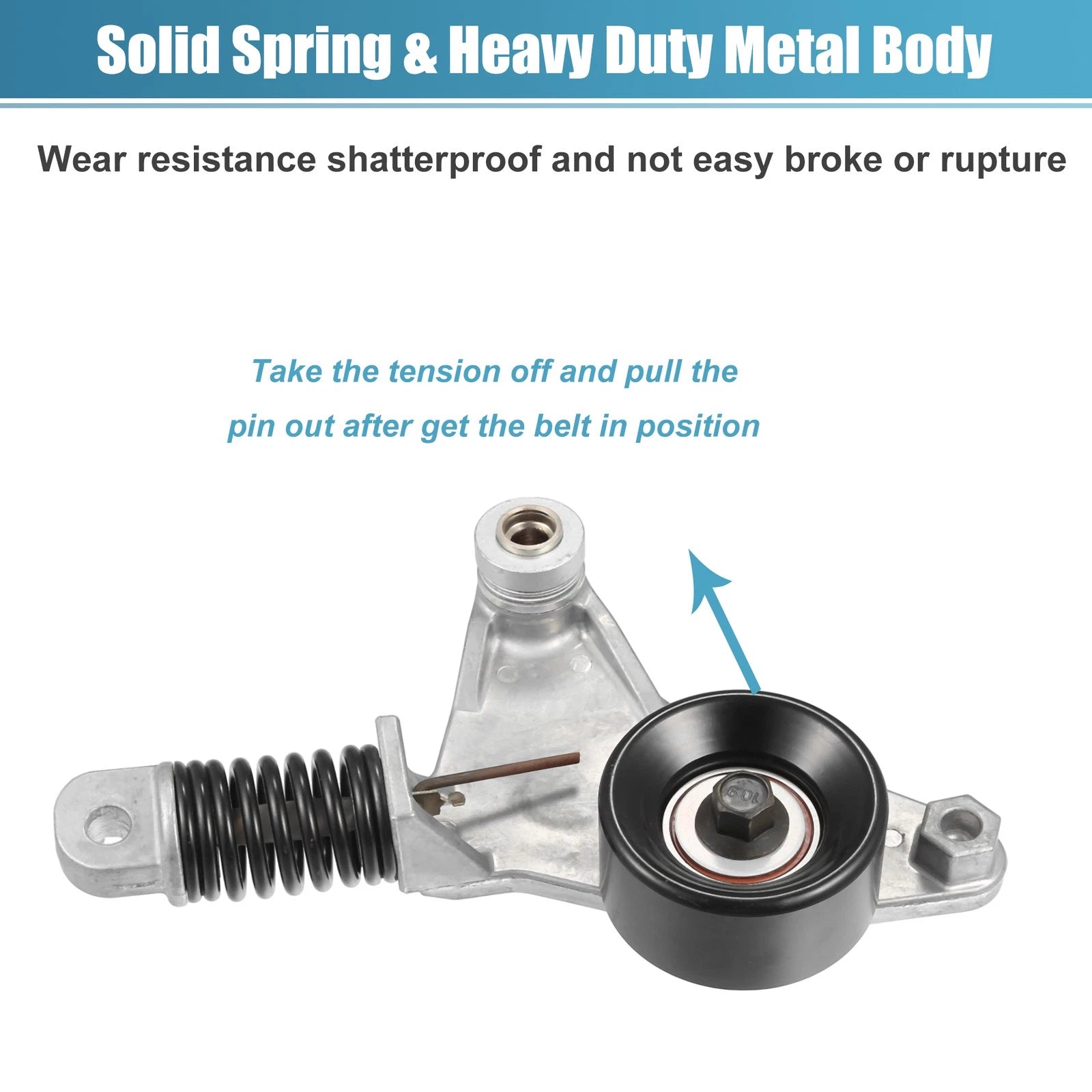 Belt Tensioner Pulley Assembly No. 1660128020/166200H021 for Toyota Camry (2007)