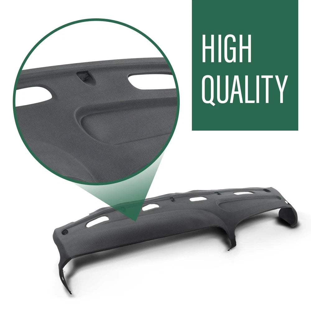 TPE Dash Cover for Dodge Ram 1500 2500 3500 (1998–2000) Grey