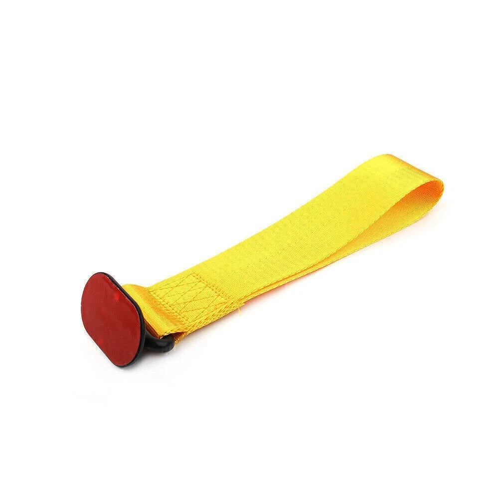 Tow Strap for Universal Cars (Rear/Front Bumper) - Yellow