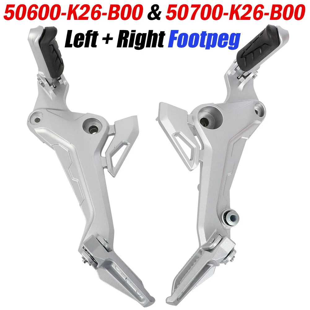 Foot Peg Mount Bracket Set for Honda Grom 125 (2017–2020)