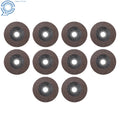 Set of 10 Zirconia Type 27 Flap Discs 4.5" Grinding Wheels 60 Grit
