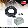 Generator Inlet Box and Extension Cable Combo for NEMA L14-30 (75FT)
