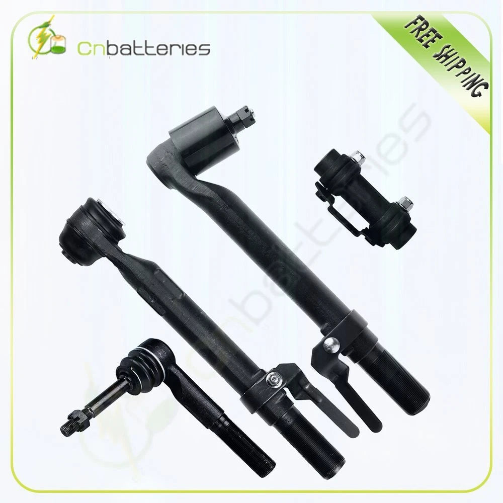 Set of 4 Outer Tie Rod End Link Adjusting Sleeves for Ford F-350 Super Duty (2005–2010)