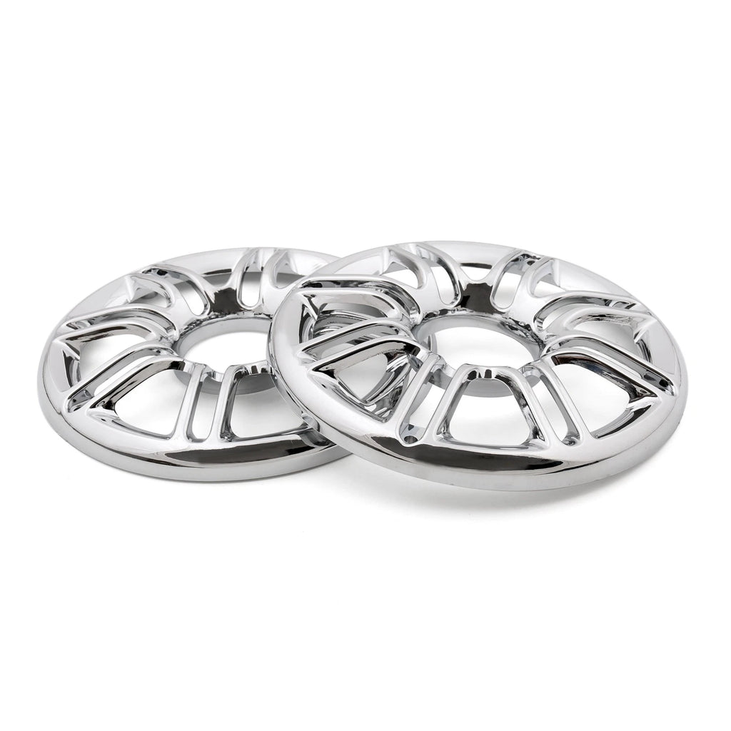 2X Speaker Cover Grill 6" 3D Round for Harley Touring Electra Glide