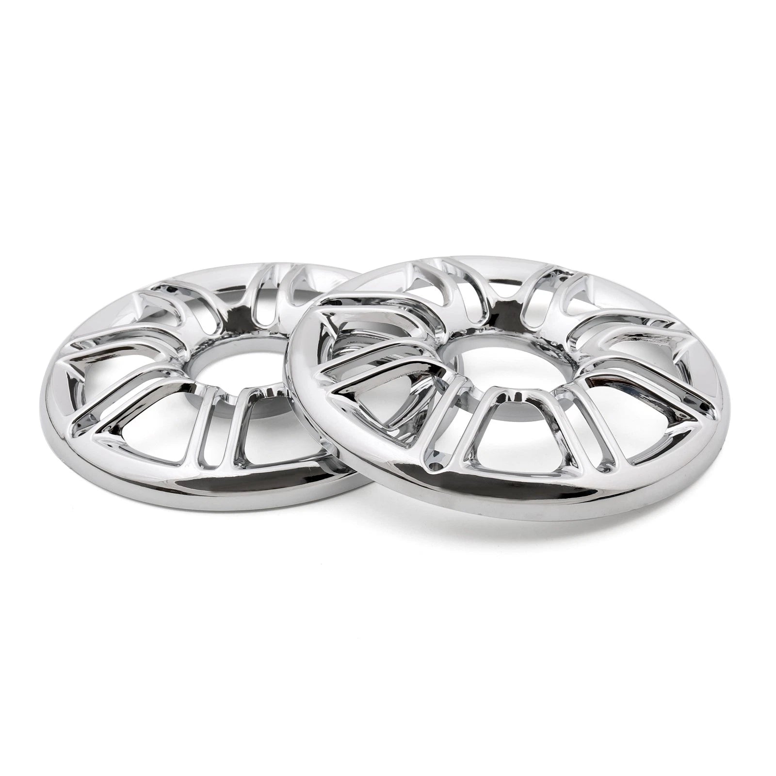 2X Speaker Cover Grill 6" 3D Round for Harley Touring Electra Glide