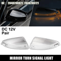 2X Door Mirror Turn Signal Light for Mercedes Benz W204 W639 C63 C300 C350