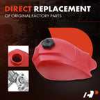 Red Fuel Tank Petcock with Cap for Honda ATC250SX (1985–1987)