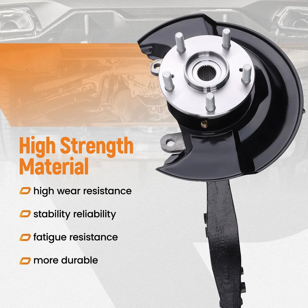 Front Right Steering Knuckle and Wheel Hub Bearing for Honda Accord (2003–2007)