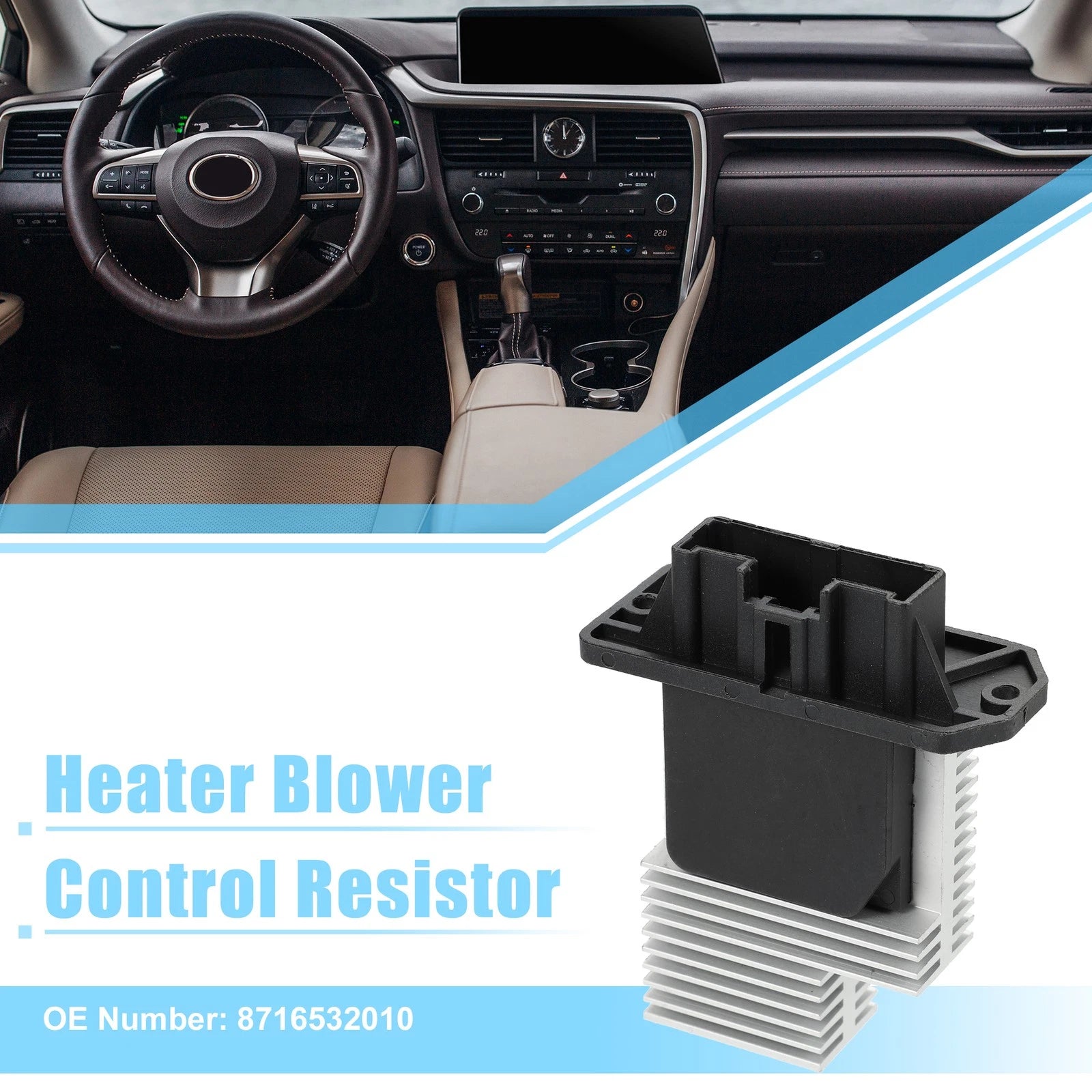 HVAC Blower Motor Resistor for Toyota 4Runner, Camry (2000–2006)
