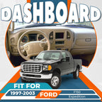Dash Pad Bezel + Center Dash Radio Bezel for Ford F150 Expedition (1997–2003)