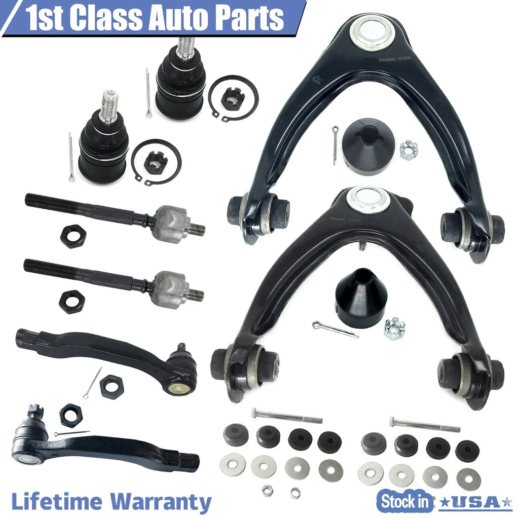 10pc Front Suspension Control Arm Ball Joint Kit for Honda Civic (1996-2000)
