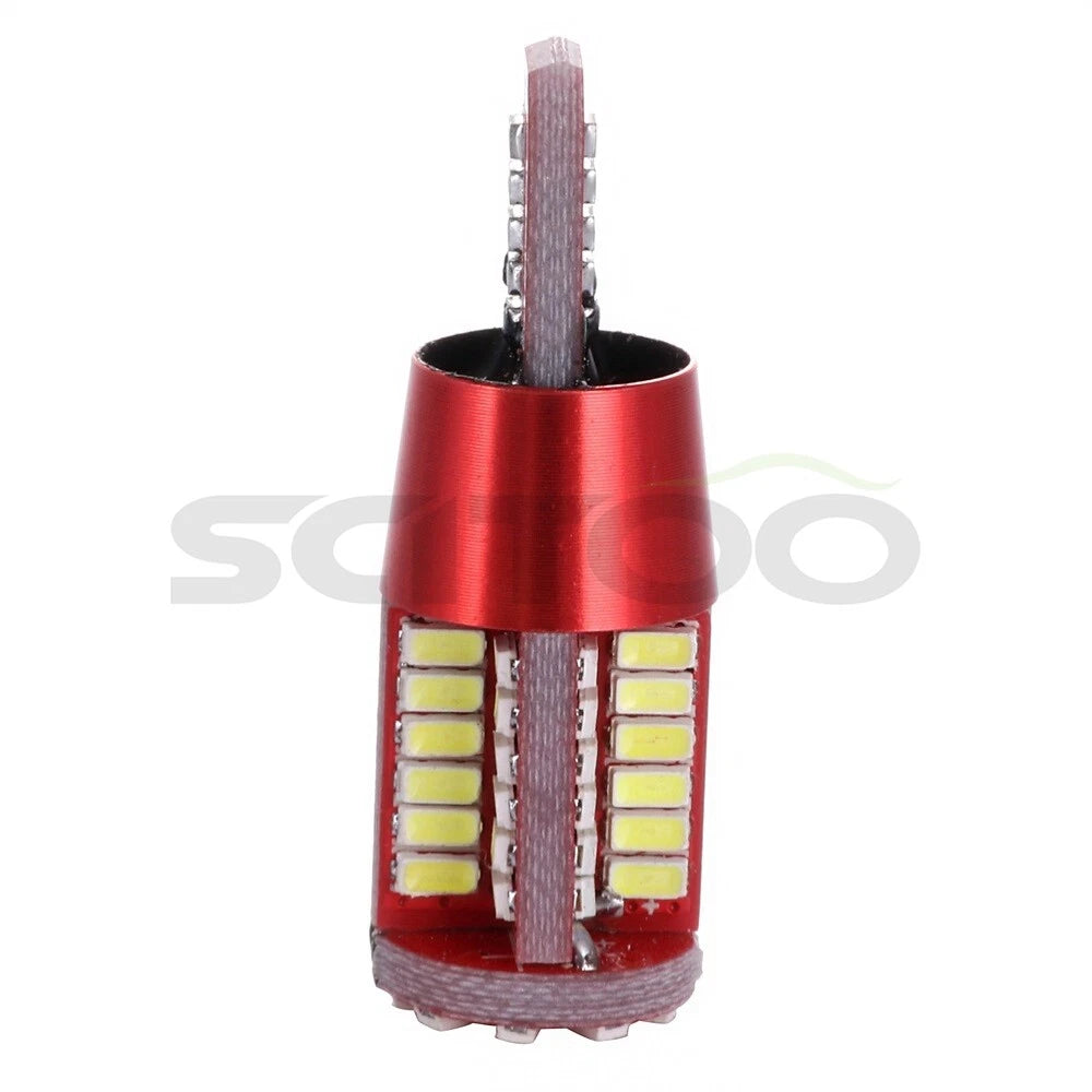 20pcs T10/T15 Canbus Error Free 57SMD LED License Plate Light Bulbs for Cars