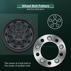 2X 1.25" 5x4.5 Wheel Spacers 1/2"x20 for Jeep Liberty Wrangler TJ XJ Ford Ranger