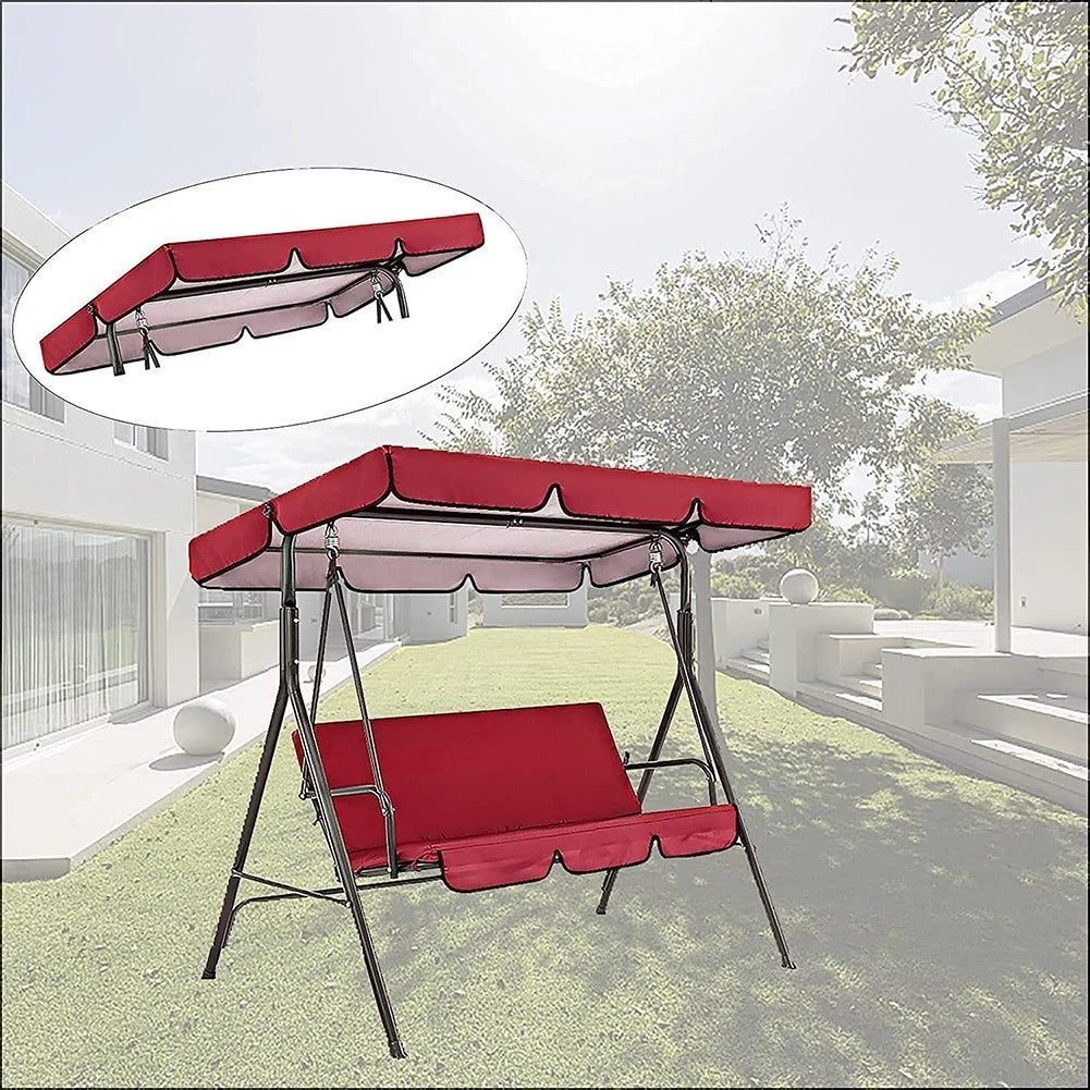 3X Waterproof Porch Swing Chair Covers for Metal Swing (Universal Fit)