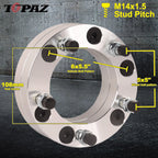 Set of 4 Wheel Adapters 6x5.5 to 5x5.5 for Chevy GMC Ram