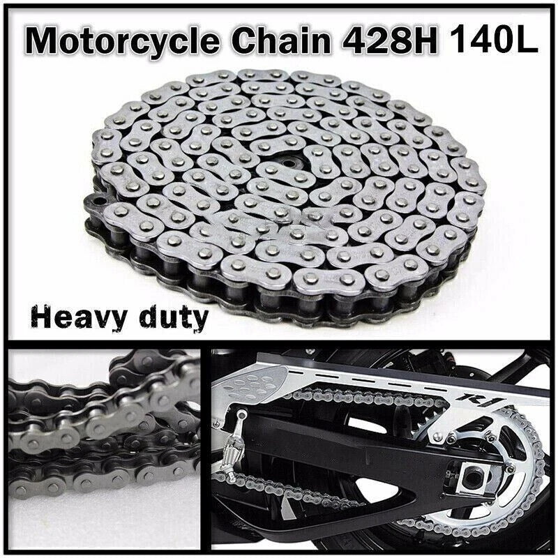 428 Drive Chain 140 Link for Suzuki RG 80 Gamma (1984–1993) & DR 125 SD (1984)