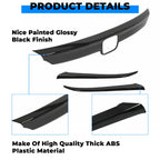 Glossy Black Lip Front Grille Cover Trim for Honda Accord (2018–2020)