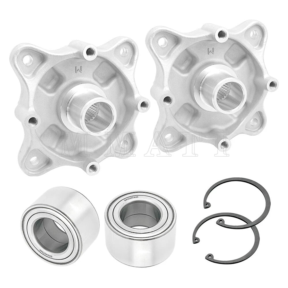 2X Rear Wheel Hubs & Bearings Kit for Polaris ACE 325 500 570 (2016–2019)