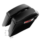 4" Stretched Saddlebag & Tray Organizers for Harley Electra Glide (2014–2024)