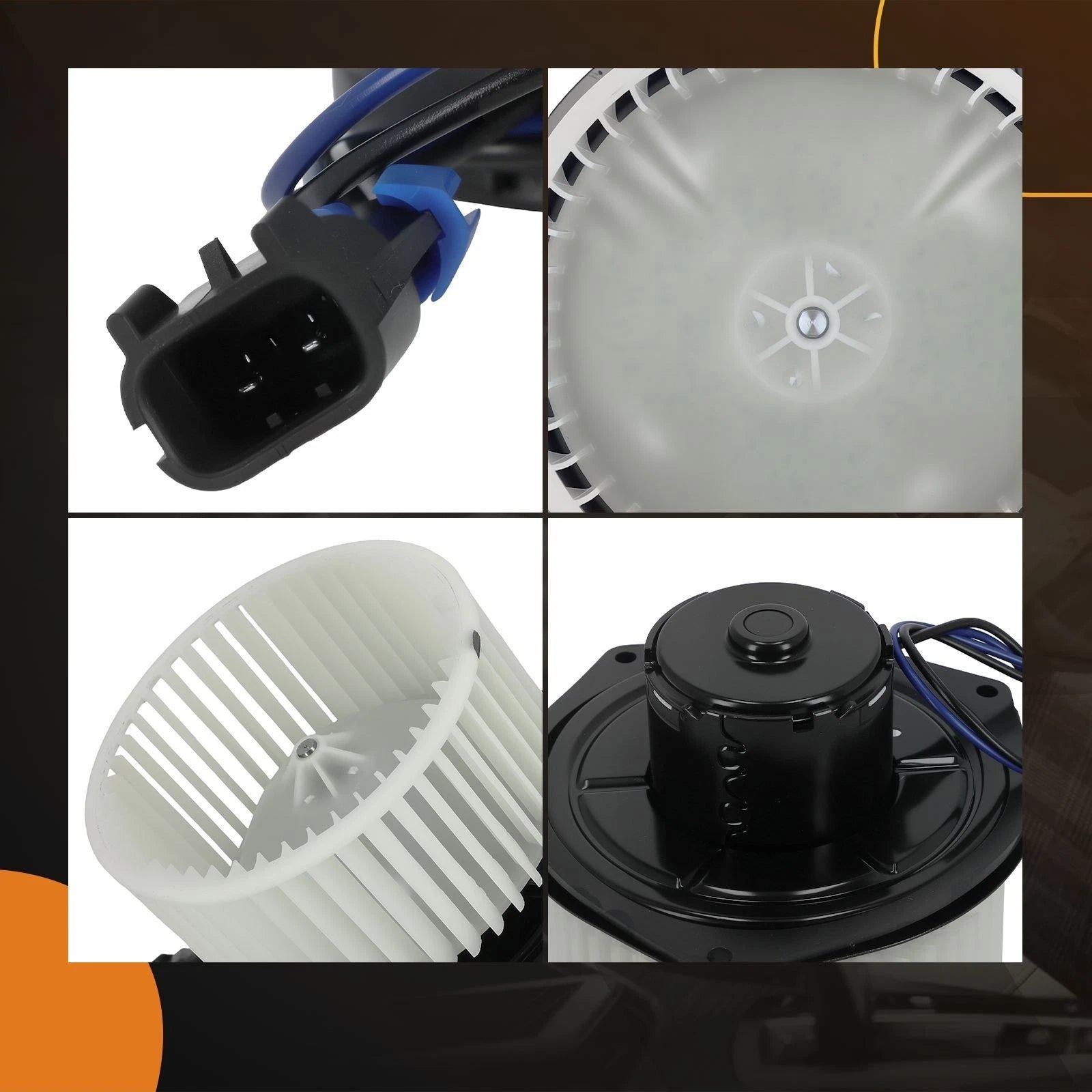 Heater Blower Motor with Fan Cage for Jeep Cherokee (1984-1996)