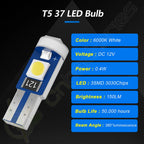 20X T5 6000K LED Visor Vanity Mirror Footwell Light Bulbs 37 74 58 70