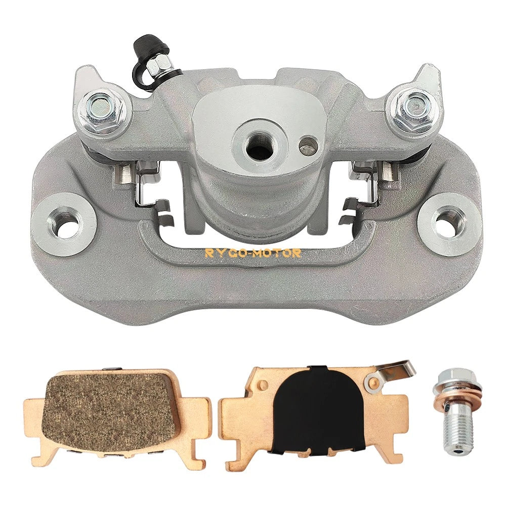 Rear Left Brake Caliper w/Pads for Honda Pioneer 1000 (2016–2023), Talon 1000 (2019–2023)
