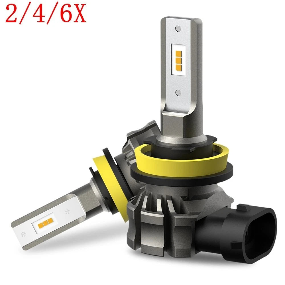 2X H11 H8 LED Bulb 3000K Golden Yellow Fog DRL Light