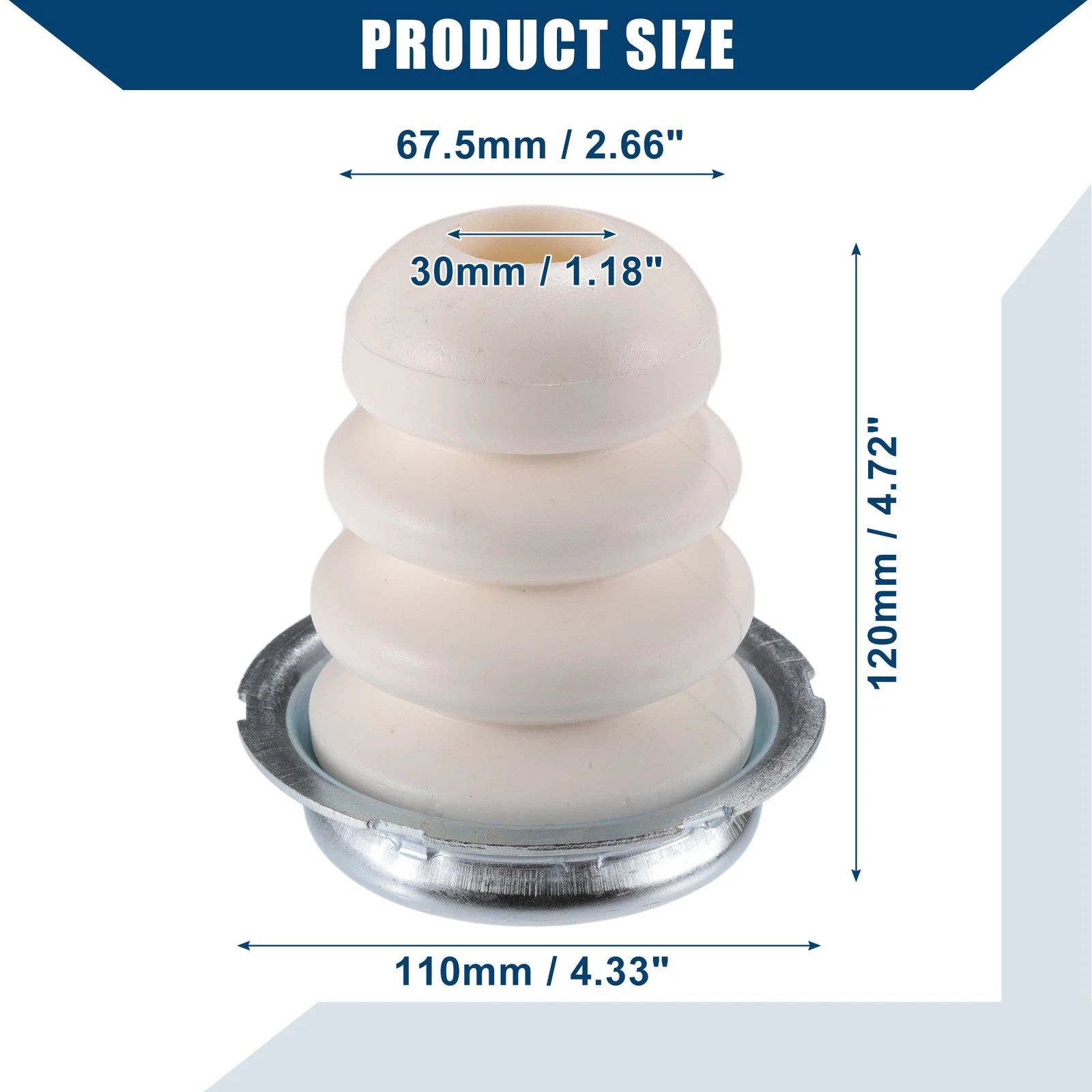 Strut Bumper Bump Stop for Ford Transit Mk8 (2014–2023) No.BK314002DC