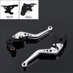 Short Brake Clutch Levers for Yamaha YZF R25 R3 (2014–2015) Silver