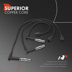 3X Spark Plug Wire Set for Mercedes-Benz C-Class E-Class G-Class (1993-2000)
