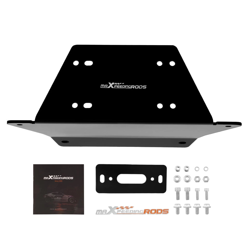 Winch Mount Plate Kit for Polaris Ranger XP 1000 900 570 Crew (2012–2025)