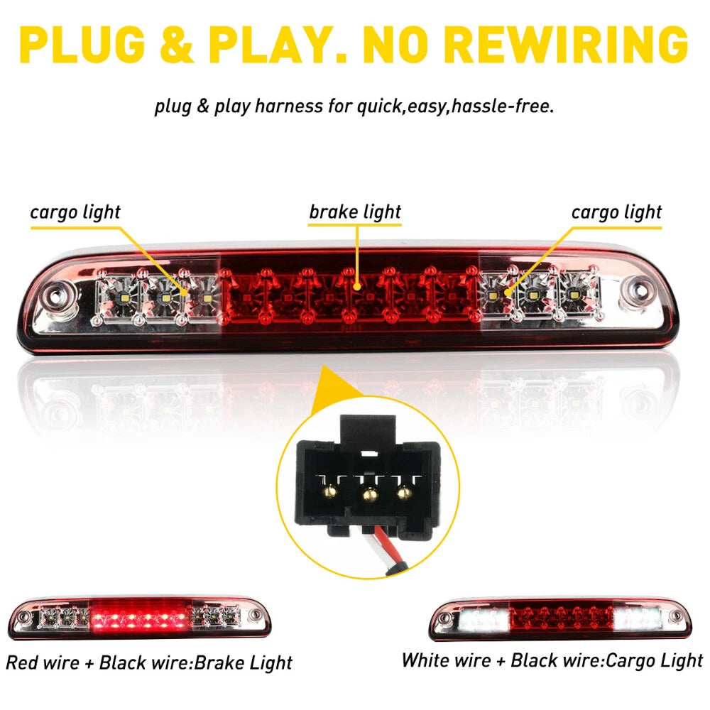 LED Third Brake Light for Ford F250 F350 Super Duty (1999–2016)