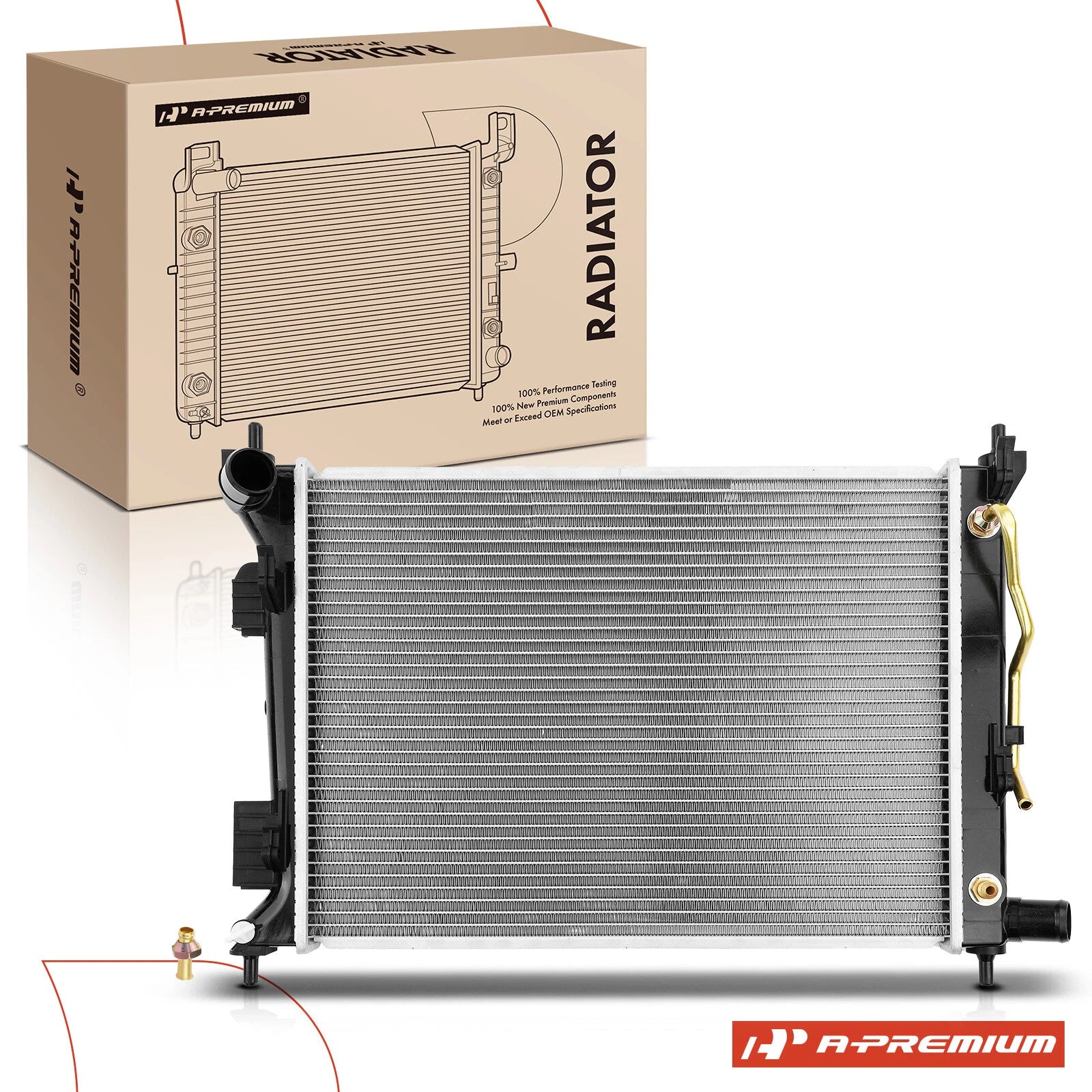 Automatic Transmission Radiator w/ Oil Cooler for Hyundai Accent Kia Rio (2012-2017)