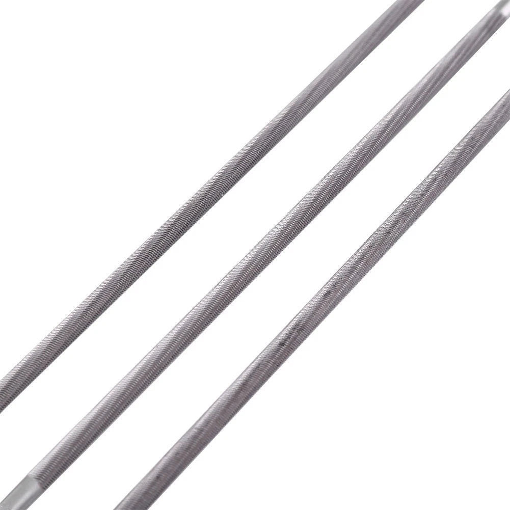 3pcs 4mm Round Chainsaw Chain Files Sharpener for Woodwork