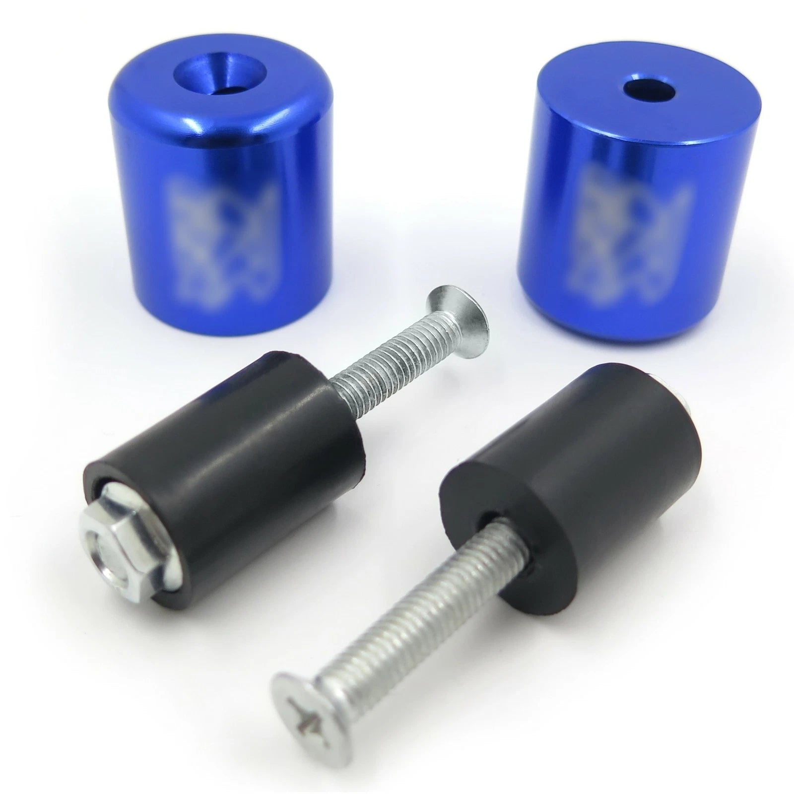 Bar End Slider Set of 2 Blue Rubber for Suzuki TL1000S (1997–2001) / Bandit 1200 (1997–2000)
