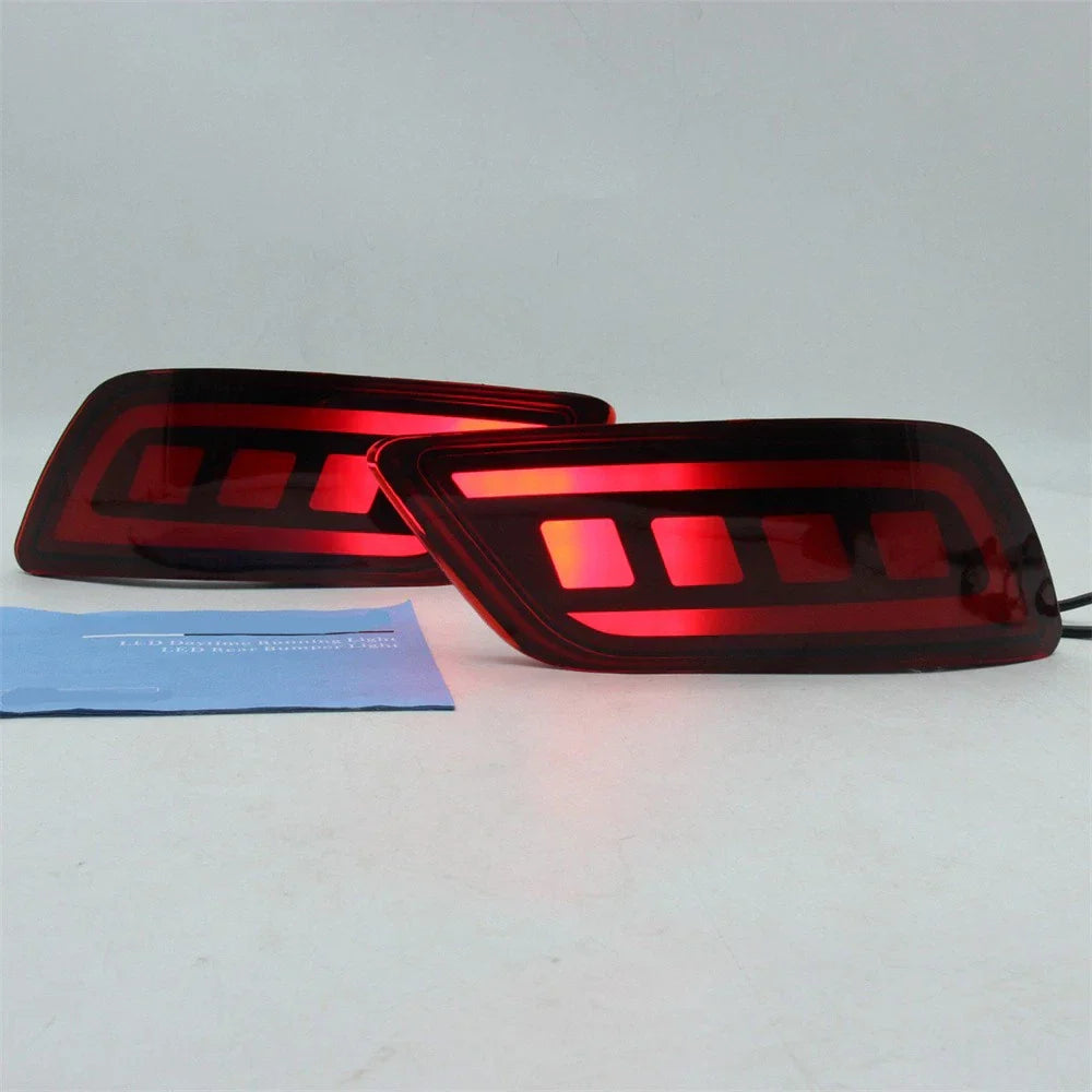 Rear Bumper Lights for Subaru Forester (2019-2023) DRL Turn Signal Red