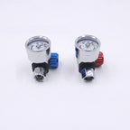 2 x Universal G1/4 Paint Spray Gun Regulator Gauge for All Vehicles
